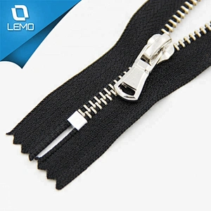 2018 Good Quality Metal Teeth Nickel Brass Jean Zipper