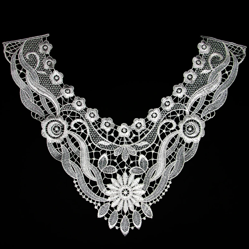 16.5cm New Typle Flower Patterns with Decoration Polyester Collar Lace