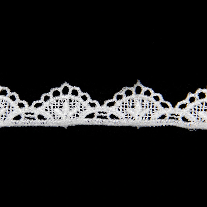 1.6CM  Water Soluble 100% Polyester Embroidery Border lace