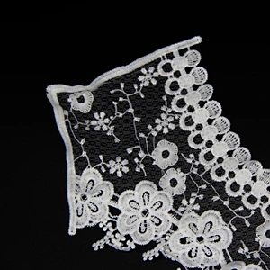 19cm New Style Cotton Tassels Collar Lace with Flowers Pattern Ornament