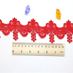 African Multicolor 4CM polyester underwear lace trim
