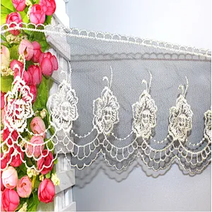 12cm net chemical lace fabric for wedding dress