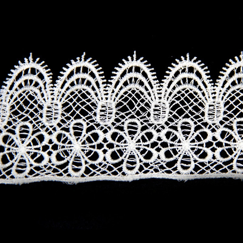 7CM Chemical Embroidery Guipure Chemical Lace Trim for Clothing