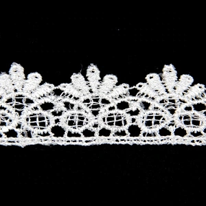 3CM High Quality Water Soluble  Embroidery Chemical Polyester Lace for Dress