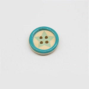 DIY Natural Wooden Animal Button For Garment Decoration