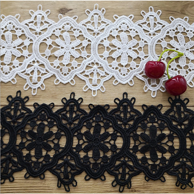 5.5cm Embroidered Guipure Lace Trim