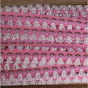 wholesale african 1.5cm national costume lace trim embroidery  jacquard ribbon