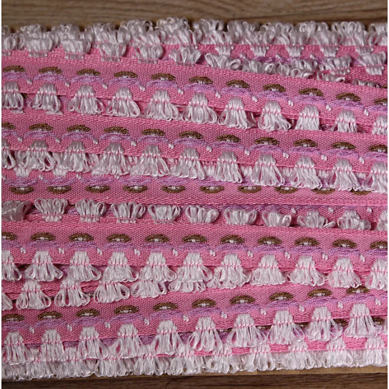 wholesale african 1.5cm national costume lace trim embroidery  jacquard ribbon