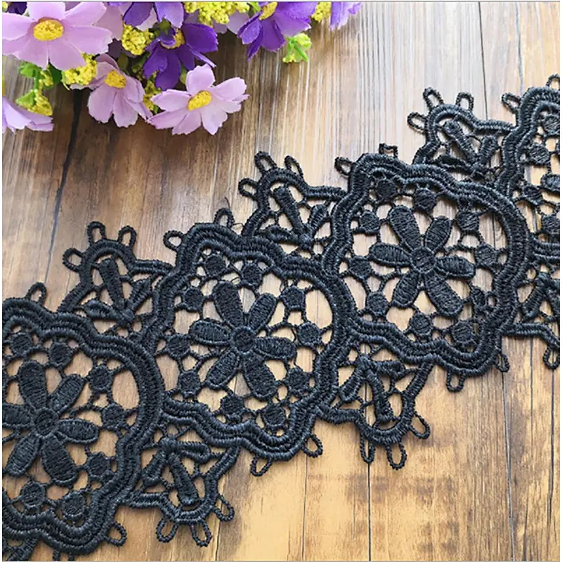 5.5cm Embroidered Guipure Lace Trim