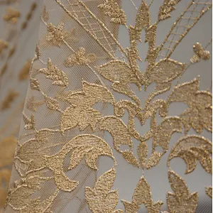 African Embroidery Mesh Net Lace Fabric For Fashion Dress