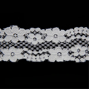 2.9CM  Lycra Nylon Spandex Lace Fabric for Cloth Decoration