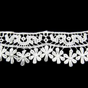 5cm Embroidery Saree Border Cotton Lace Trim