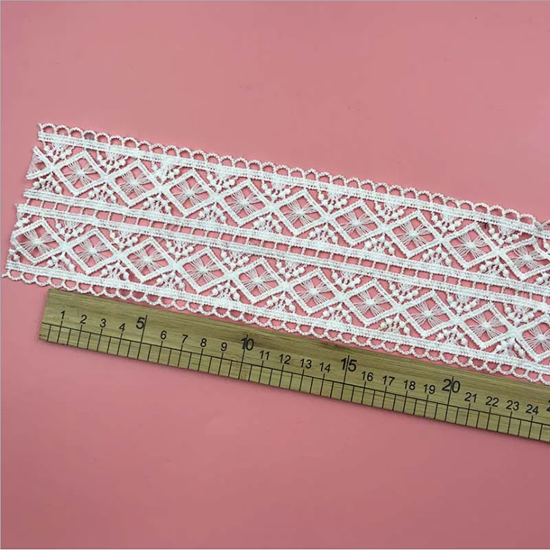 french border chemical embroidery lace trimming for dress