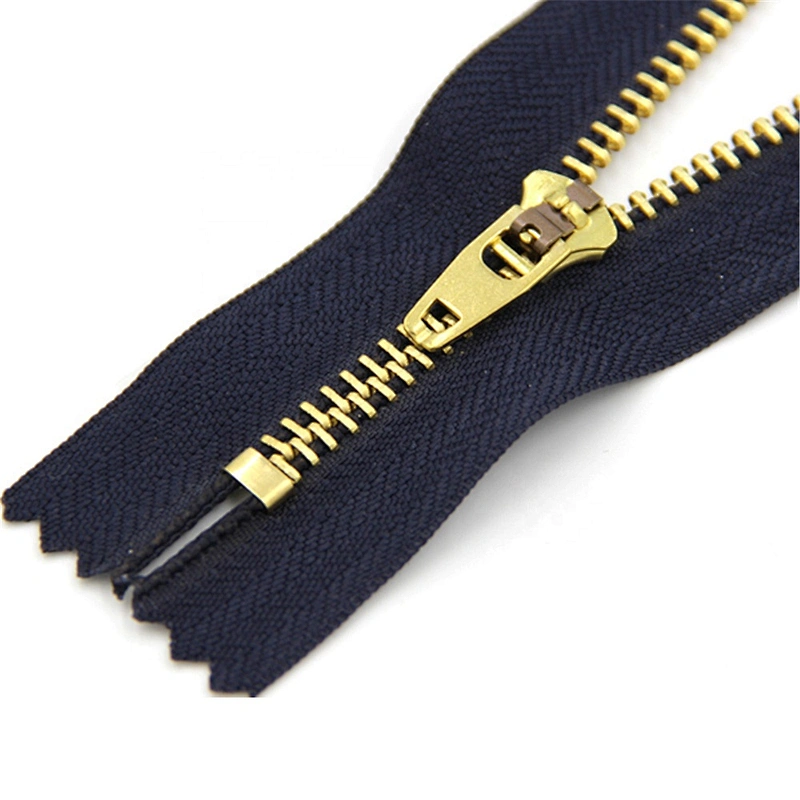 2020 Good Supplier 4YG  Brass Metal Zipper Gold Teeth for Garments