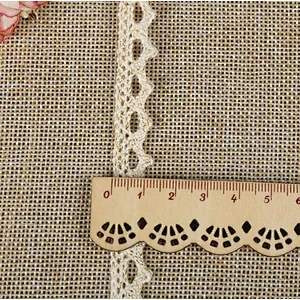 wholesale african different sizes of cotton woven lace trim