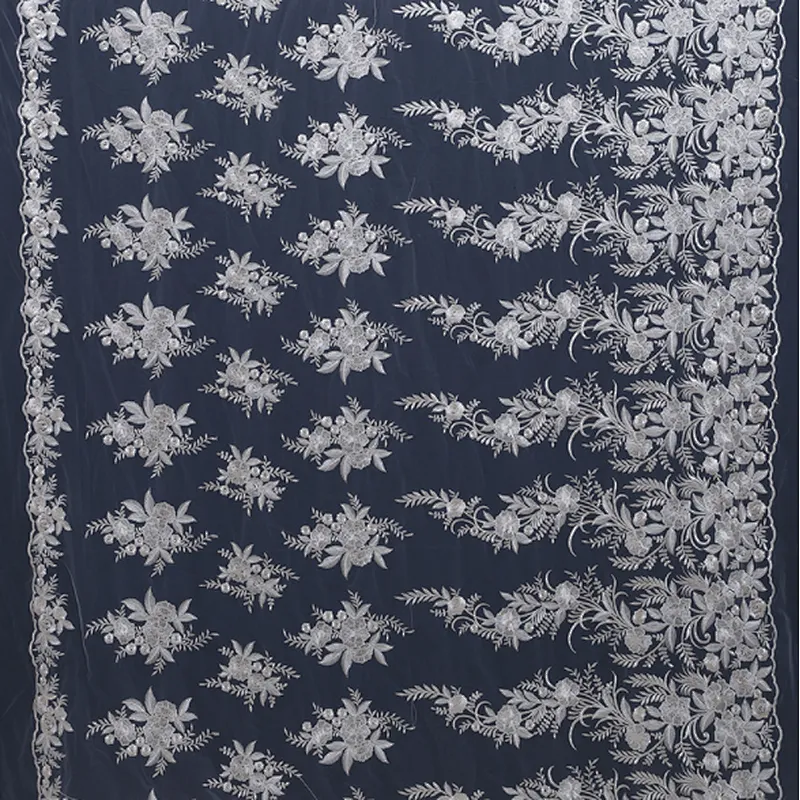 2019 Swiss African Mesh Embroidery French Guipure Lace Fabric