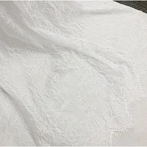 2019 New Style Tulle Embroidered Nylon Lace Fabric