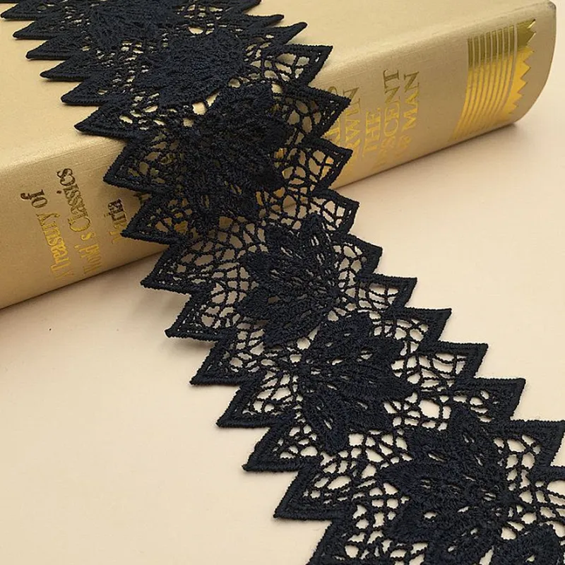 fashion african design chemical embroidery lace for  bridal dress