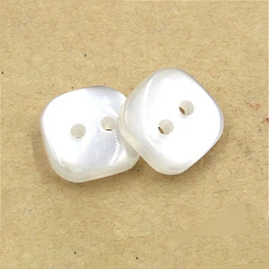Garment Accessories Factory Wholesale Clothing square shape Shirt Button