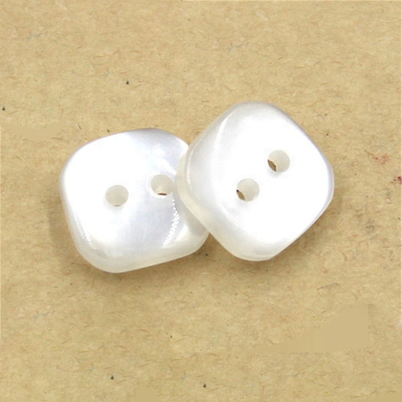 Garment Accessories Factory Wholesale Clothing square shape Shirt Button