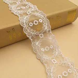 2019 china high quality100%  cotton net lace