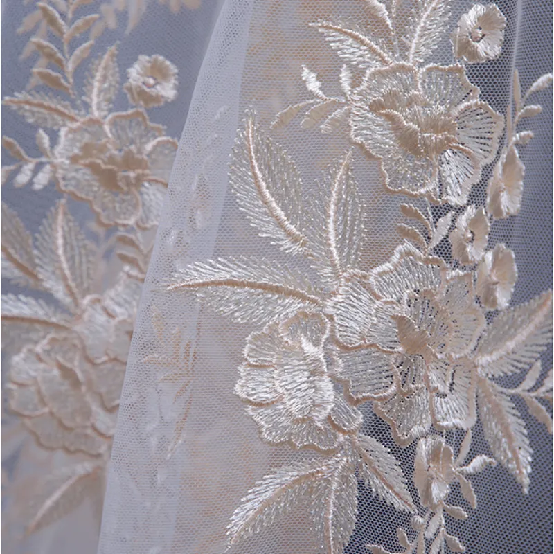 2019 Swiss African Mesh Embroidery French Guipure Lace Fabric