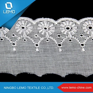 Hot sale high quality swiss voile lace in switzerland topone lace fabric