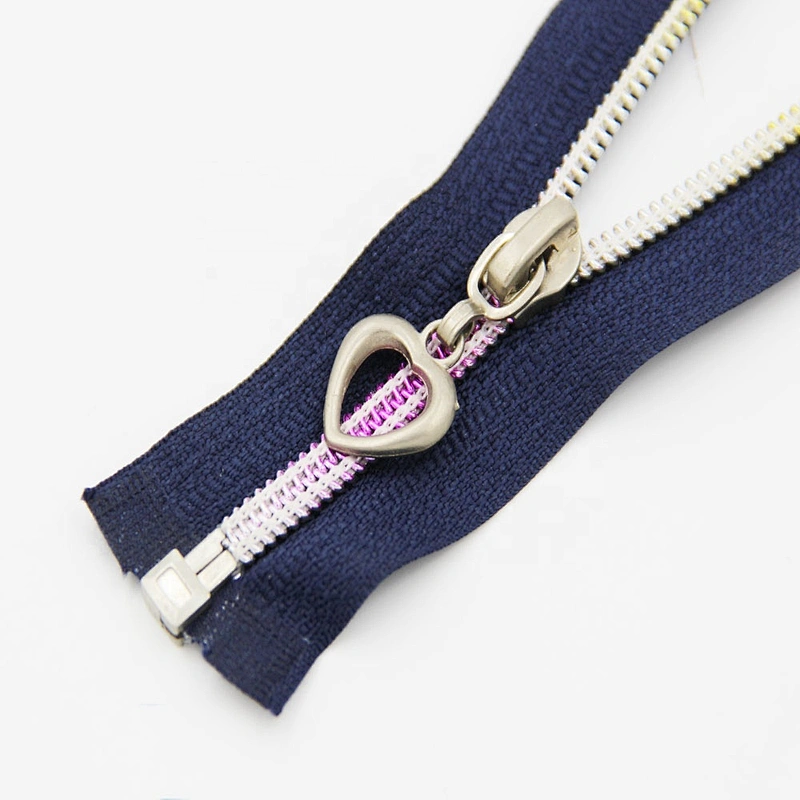 5# Rose Gold teeth Paint Nylon Zipper