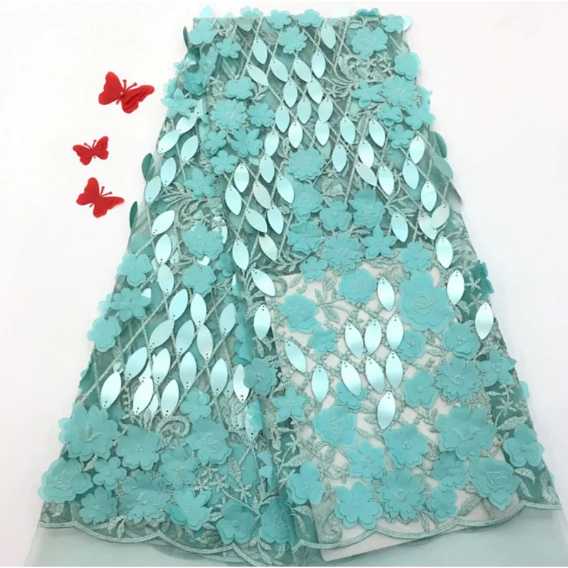 2019 high quality best selling new design applique mesh lace fabric wedding fabric