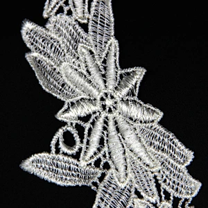 16.5cm V Shaped Polyester various Type Flowers Pattern Collar lace