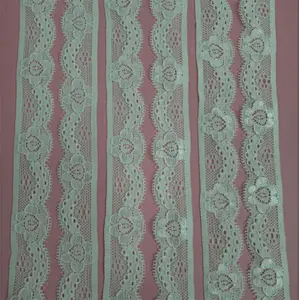 2018 new design 2.5cm nylon spandex lingerie stretch lace lycra lace trim