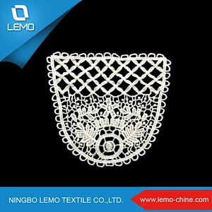 Good Design And Quality Embroidered bow Lace, Collar Lace