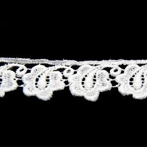 3CM Water Soluble Cotton Embroidery Lace Trim Saree Border Lace