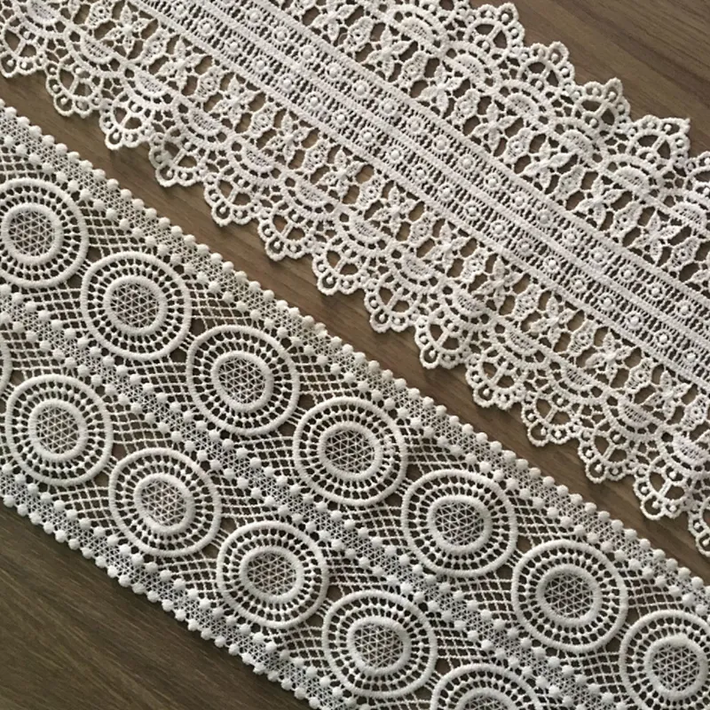 hot sale french chemical lace polyester nylon lace trim wholesale for bridal lace trim different width