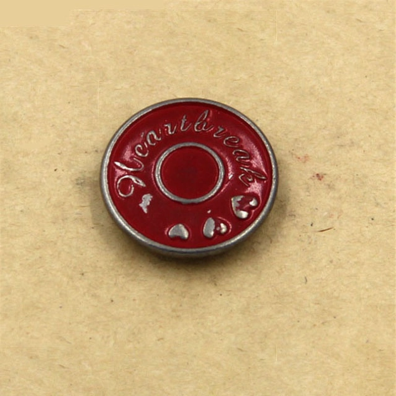 Factory customizable logo MetalJeans Button