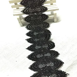 hot selling french polyester lace trim for lace dress