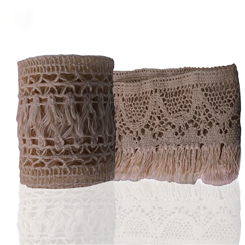 Promotional african multi-size cotton lining lace trim
