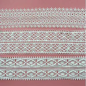 french border chemical embroidery lace trimming for dress
