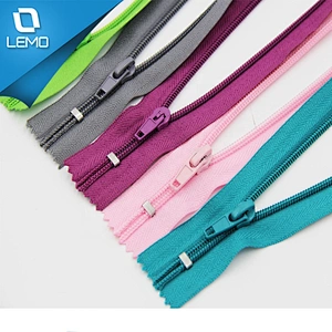 Professional supplier #5 Colorful Nylon Zipper For Bag