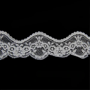 2.4cm Lycra Nylon Spandex Lace Fabric