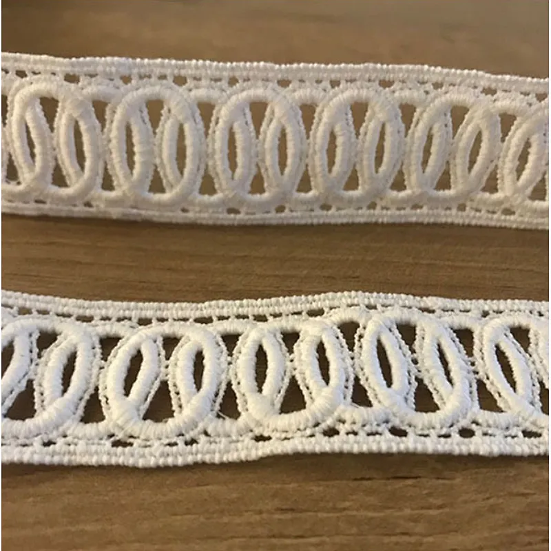 wholesale different african design polyester round  lace trim