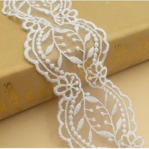 2019 china high quality100%  cotton net lace