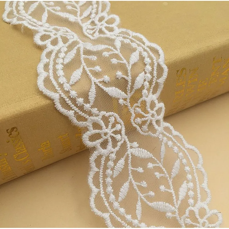 2019 china high quality100%  cotton net lace