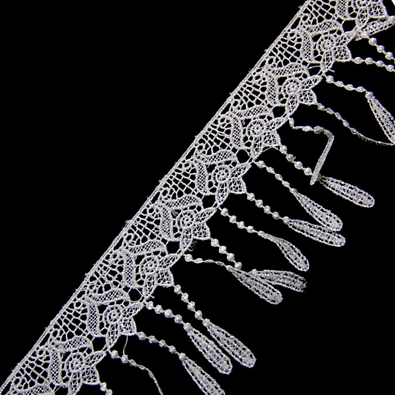 5cm Wedding Chemical Embroidery Polyester Lace for Clothes