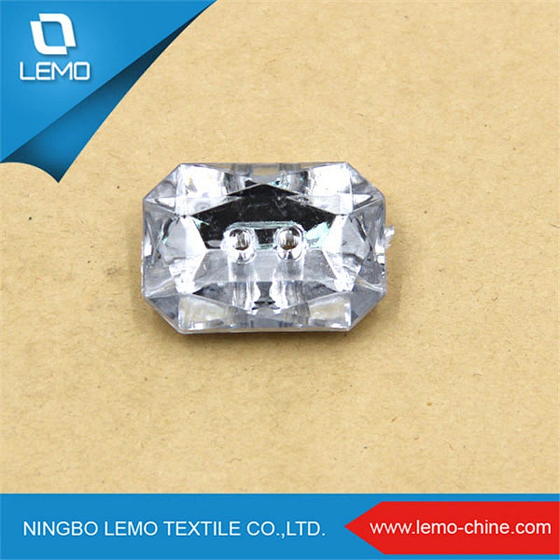 2018 Manufacture Fashion Acrylic Rhinestone Button Transparent