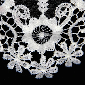 19.5cm Gentle and Beautiful Assorted Flower Patterns Decoration Cotton Lace