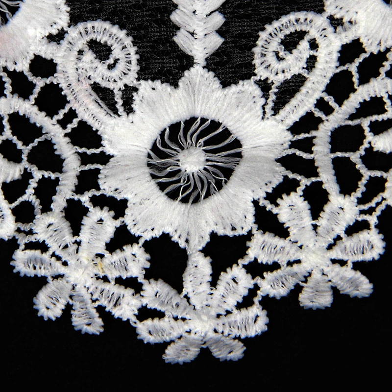 19.5cm Gentle and Beautiful Assorted Flower Patterns Decoration Cotton Lace