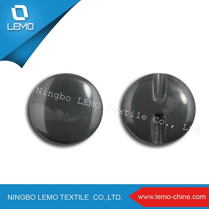 Lemo Top Quality High Shiny Plastic Dome Shank Buttons in Brushed Colors