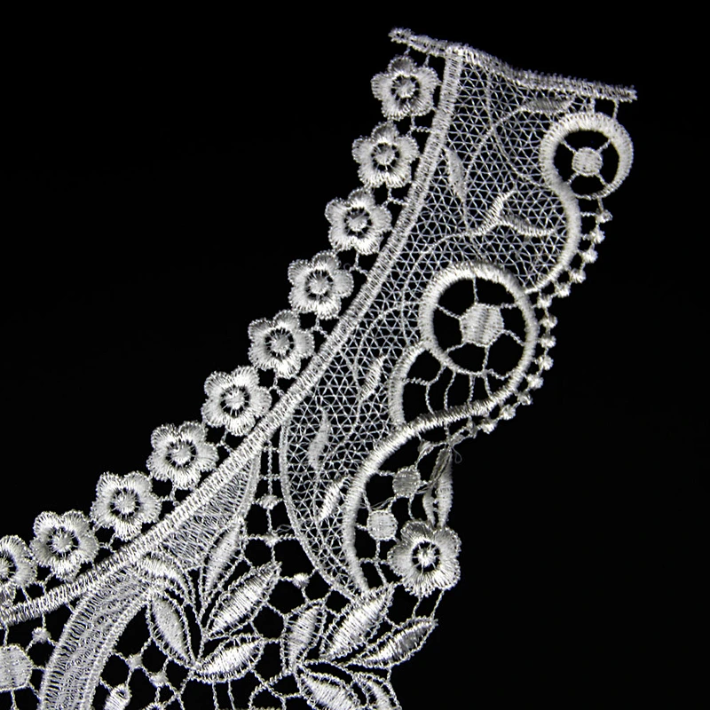 17.5cm Assorted Flowers Pattern Polyester Collar Lace
