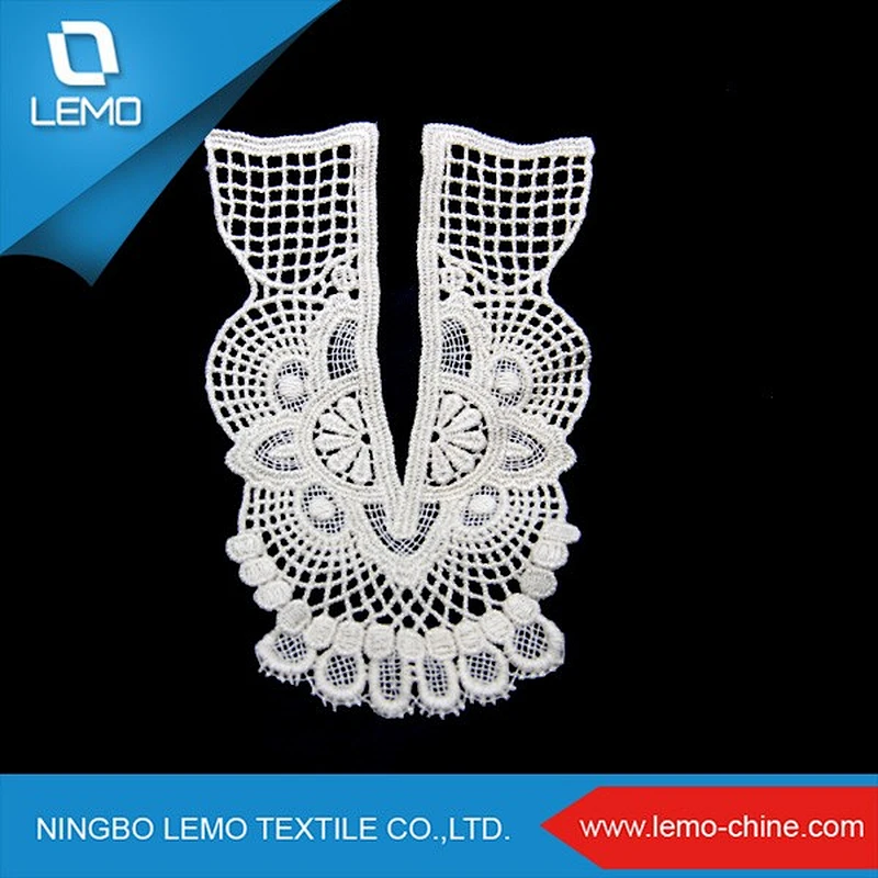 Good Design And Quality Embroidered bow Lace, Collar Lace